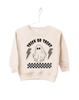 Trick or Treat Lightening Bolt Pullover