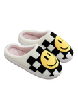 Checkered Smiley Slippers - Doorbuster