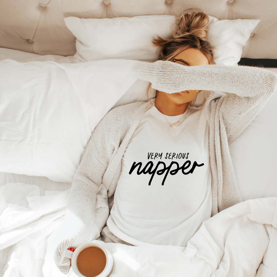 Very Serious Napper Tee