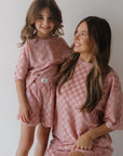 Child Terry Short Set | Sea Pink
