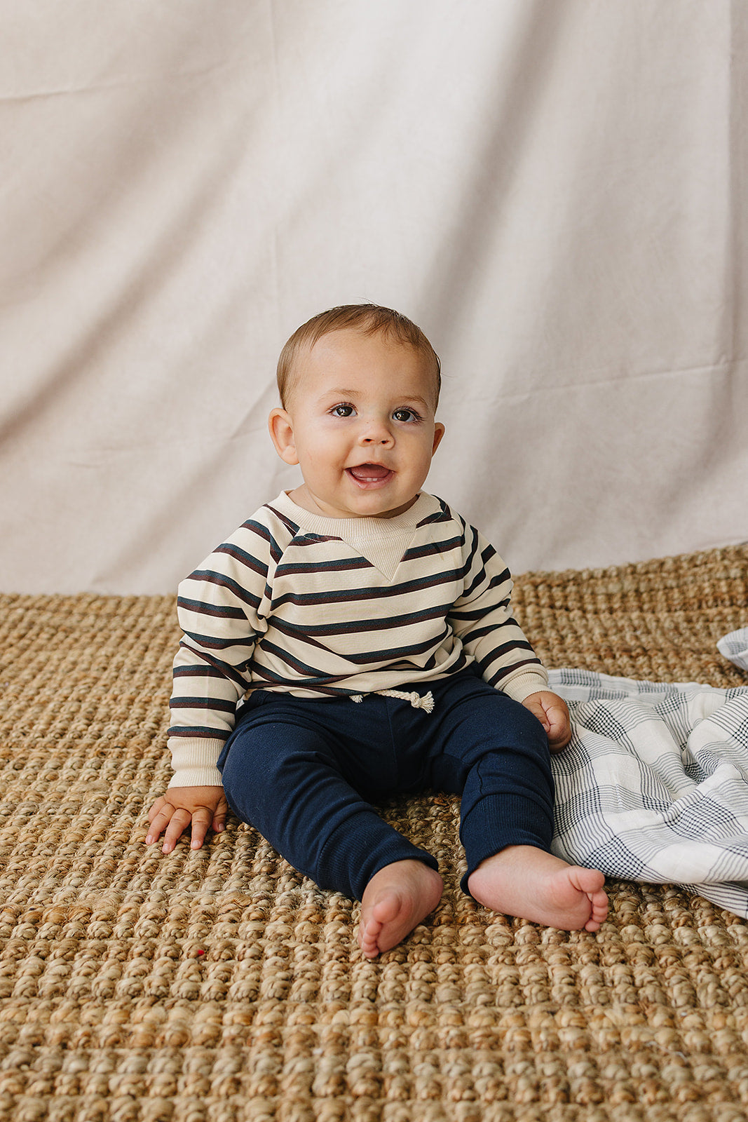 Striped Crewneck Mebie Baby