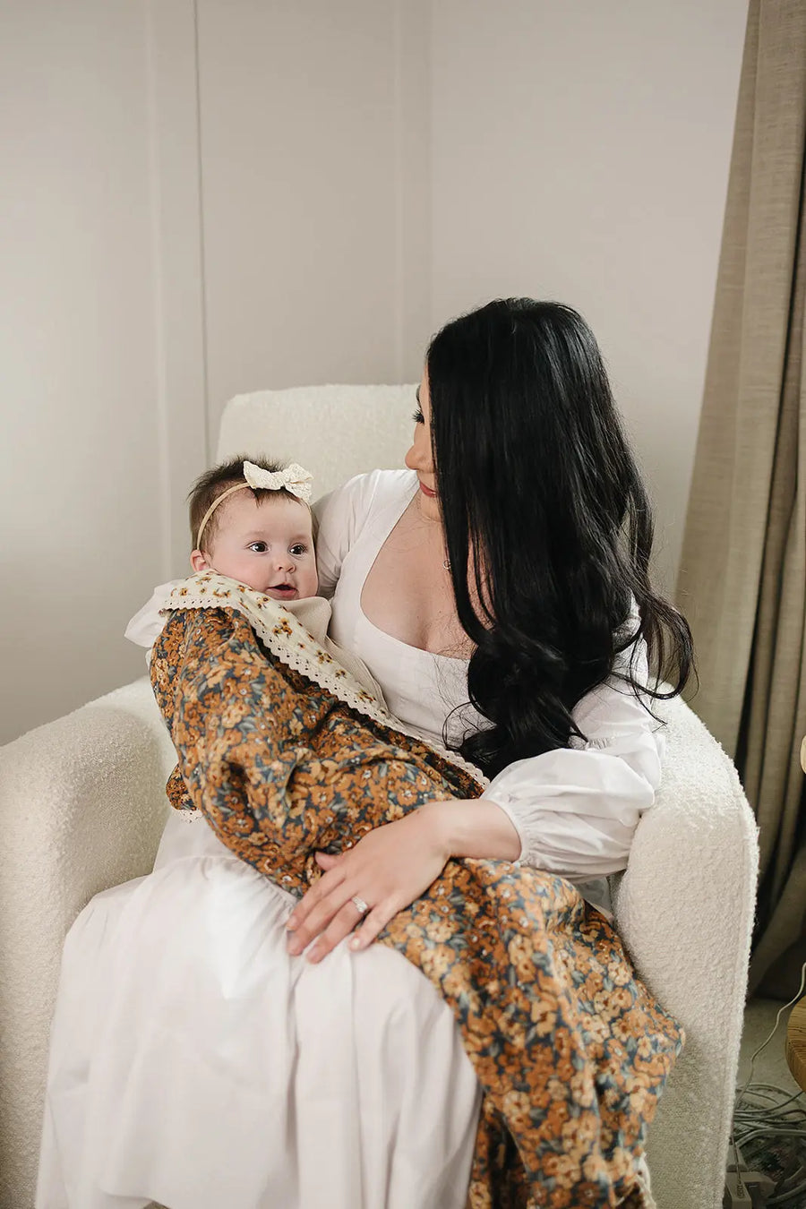Venetian Floral + Autumn Bloom Lace Muslin Quilt Mebie Baby