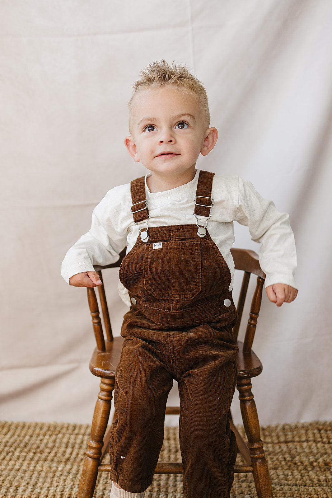 Brown Corduroy Overalls Mebie Baby