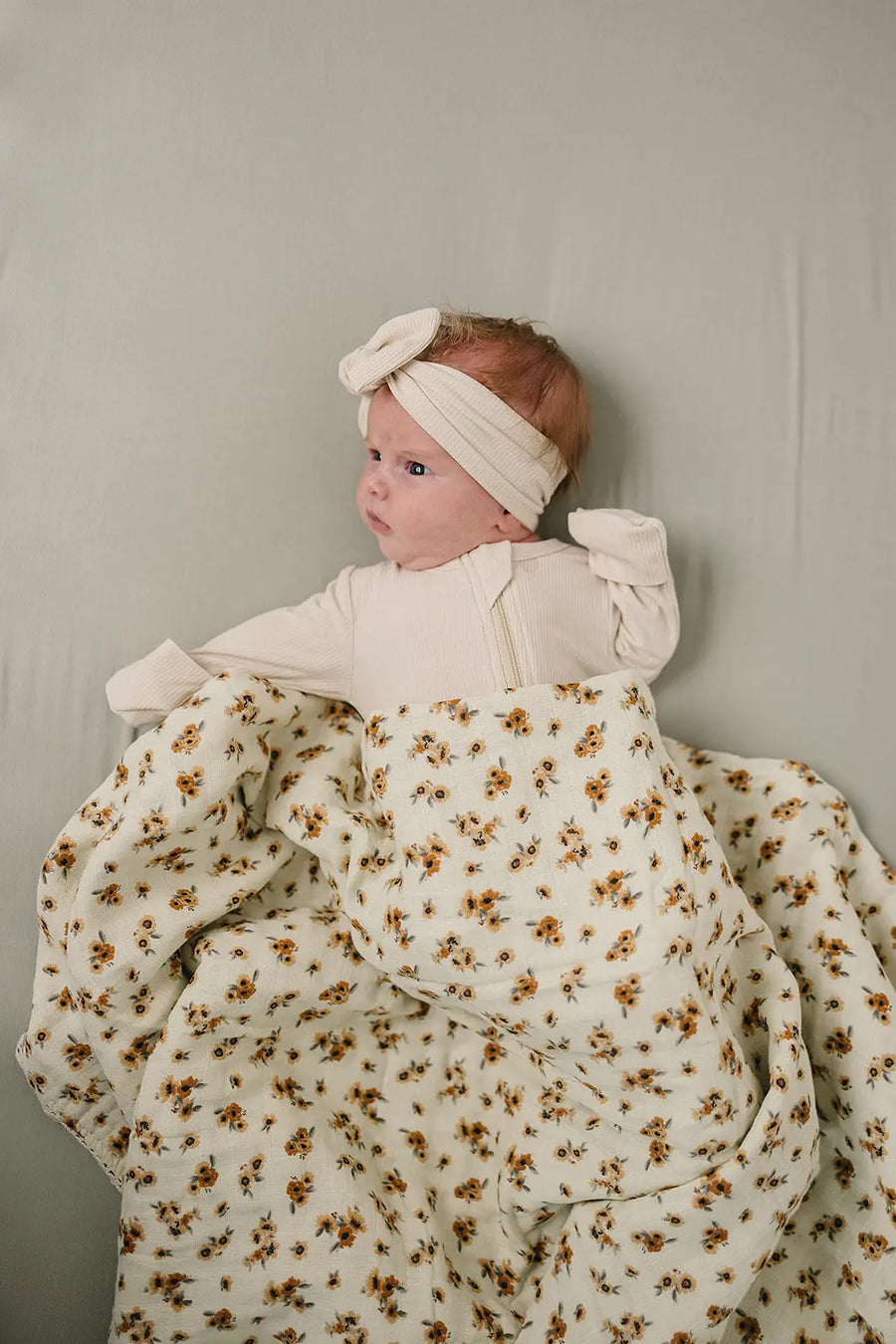 Venetian Floral + Autumn Bloom Lace Muslin Quilt Mebie Baby