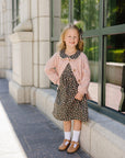Pink Pointelle Button Down Cardigan