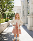 Vintage Pink Floral Dress