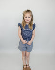 Born to Bloom Ruffle Tee