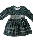 Tulip Smocked Peter Pan Collar Dress