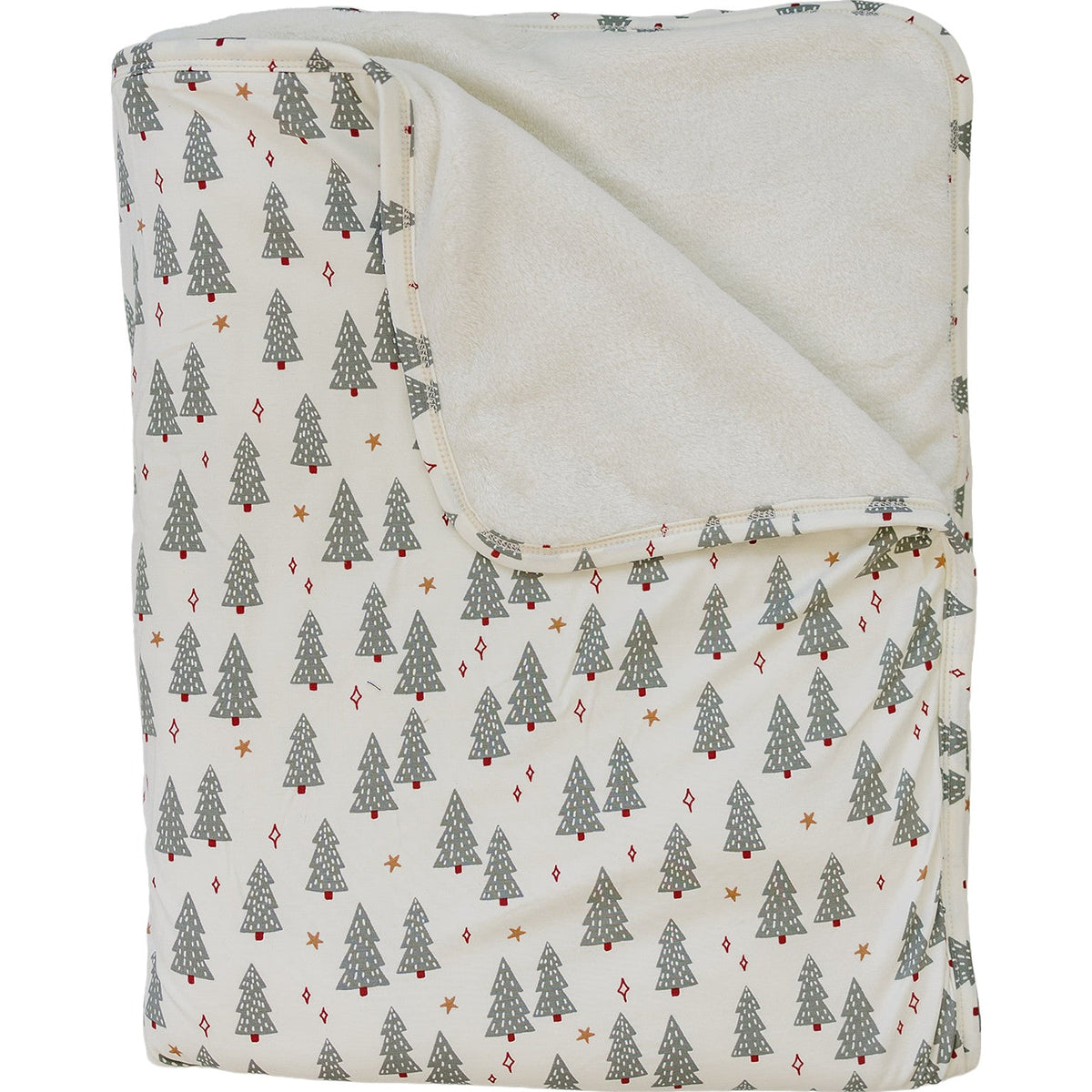 Christmas Trees Bamboo Fleece Quilt Mebie Baby