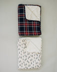 Christmas Trees Bamboo Fleece Quilt Mebie Baby