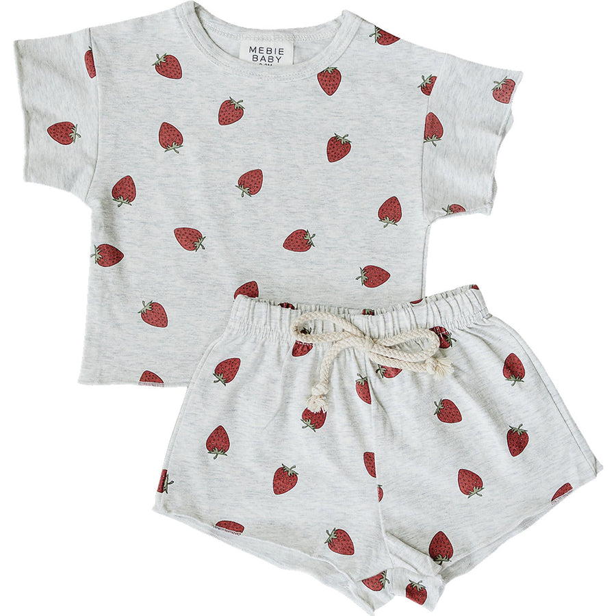 Strawberry Short Set Mebie Baby