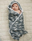 Wild West Muslin Hooded Towel