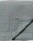 Dusty Blue Muslin Quilt