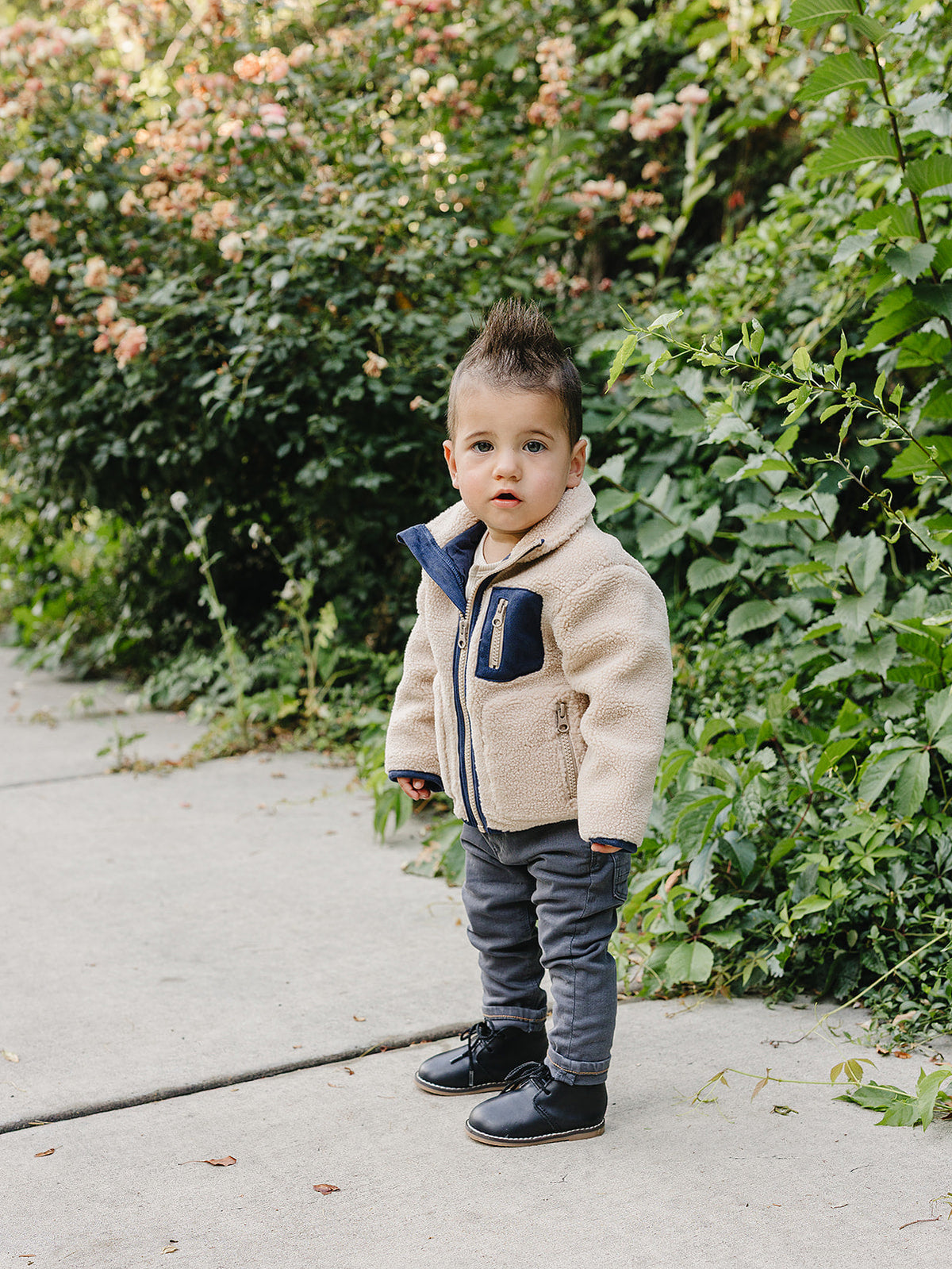 Sherpa Zip-Up Jacket Mebie Baby