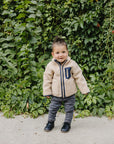 Sherpa Zip-Up Jacket Mebie Baby