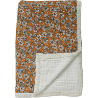 Magnolia Floral Twin Muslin Quilt Mebie Baby