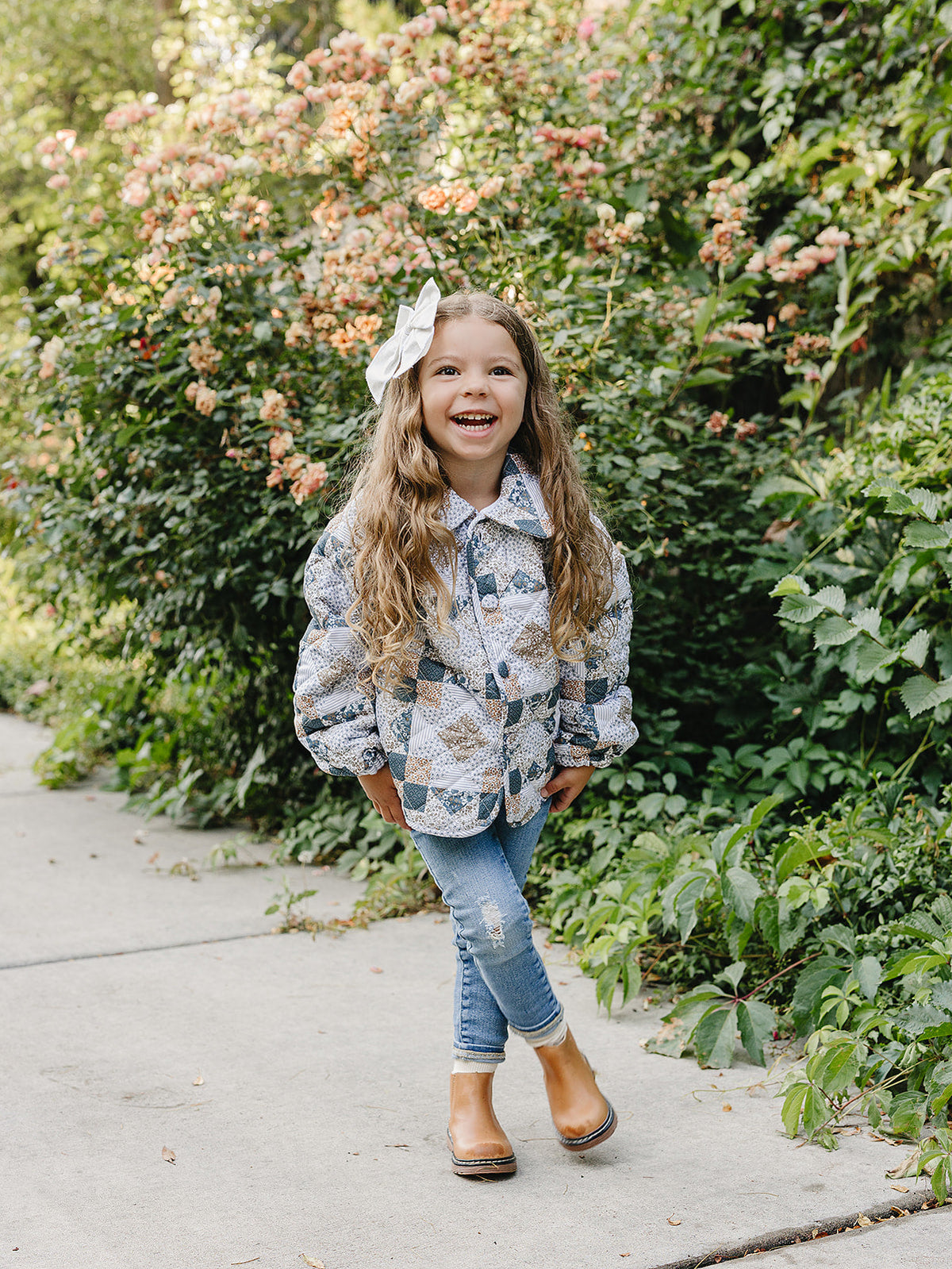 Patchwork Quilted Jacket Mebie Baby