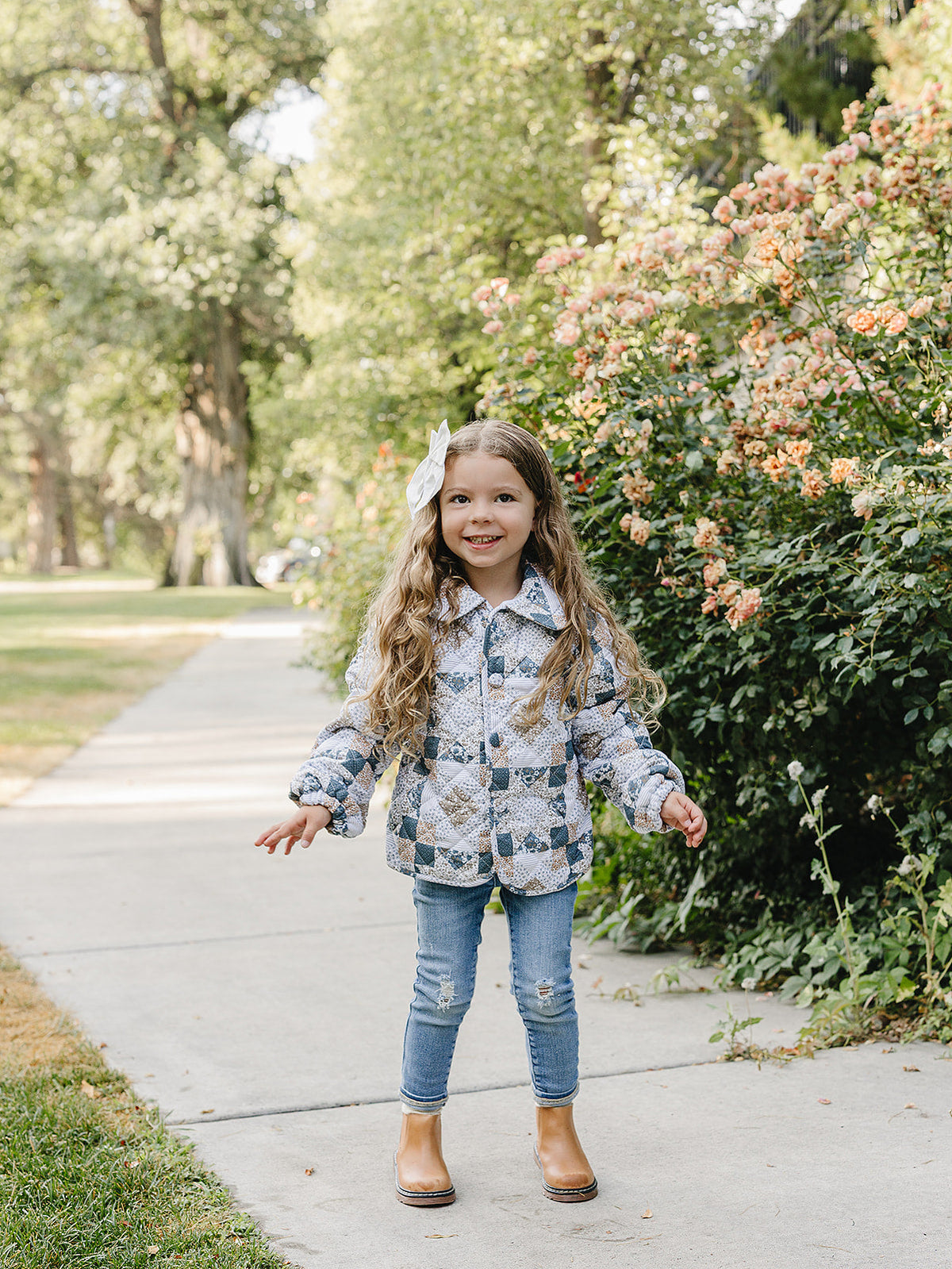 Patchwork Quilted Jacket Mebie Baby