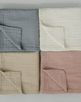 Dusty Blue Muslin Quilt