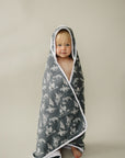 Wild West Muslin Hooded Towel