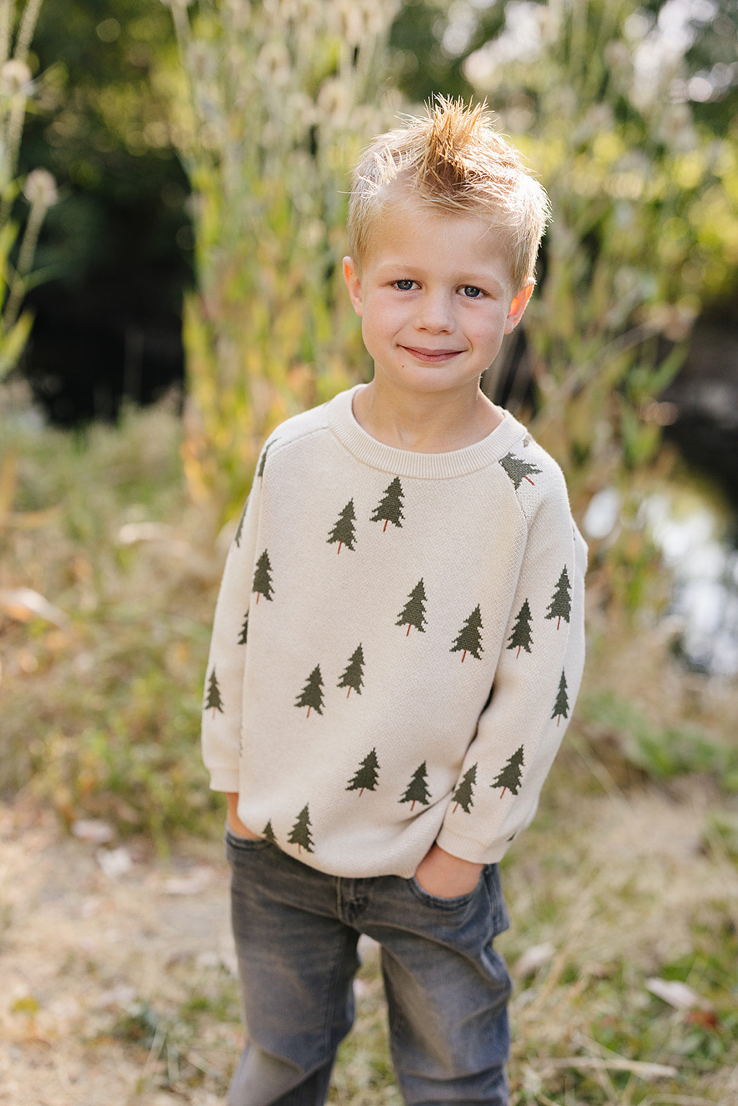 Pines Knit Sweater Mebie Baby