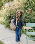 Navy Cable Knit Cardigan Mebie Baby
