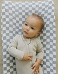 Oatmeal Bamboo Footed Zipper
