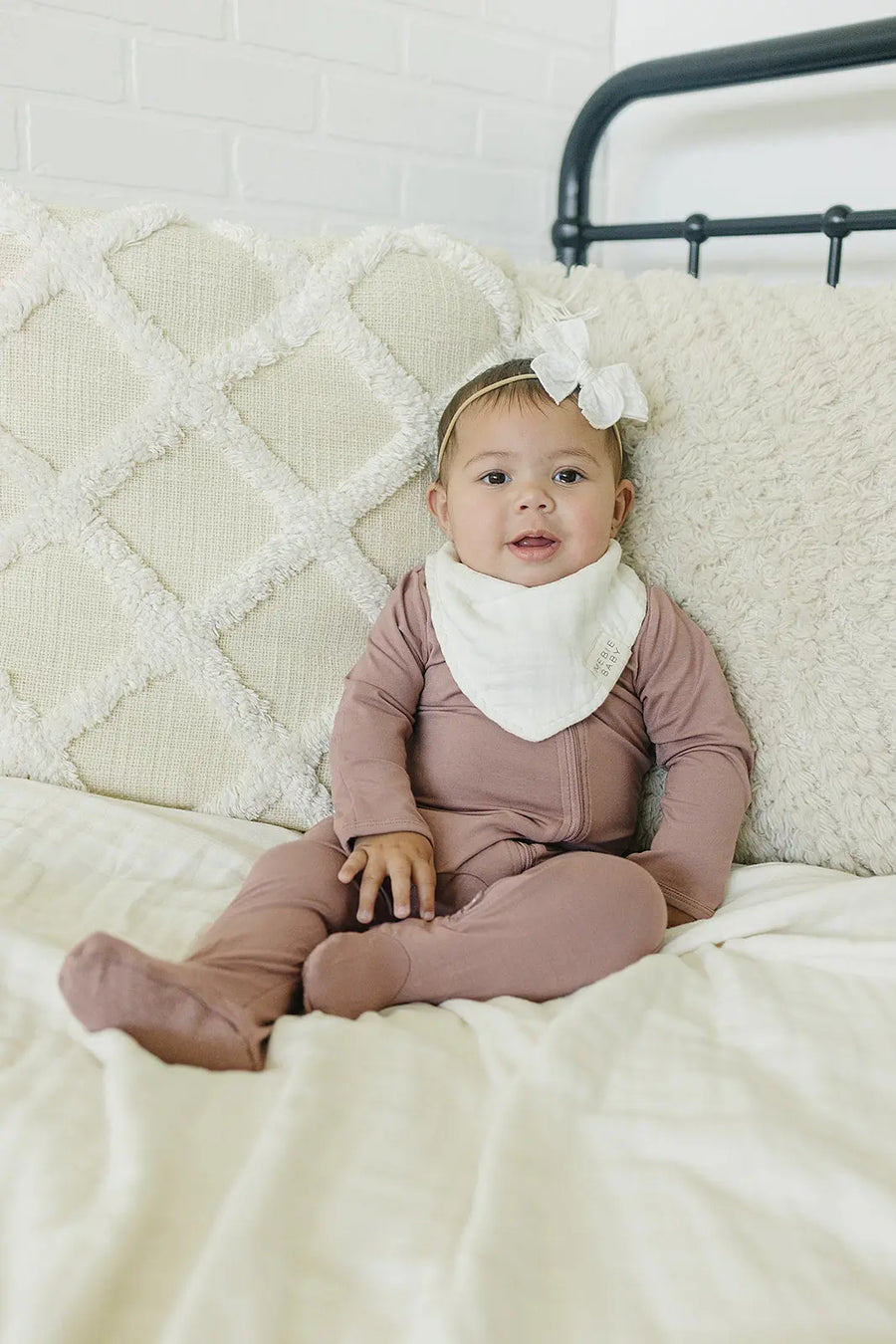 Cream Muslin Quilt Mebie Baby