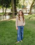 Brown Knit Button Down Cardigan Mebie Baby