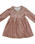 Vintage Pink Floral Dress