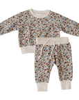 Desert Floral French Terry Set Mebie Baby