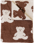 Teddy Bear Plush Blanket