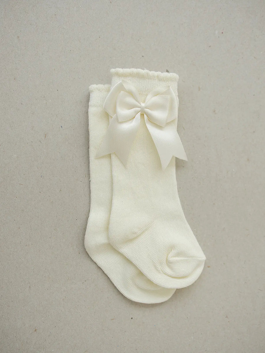 Mebie High Rise Bow Socks Mebie Baby