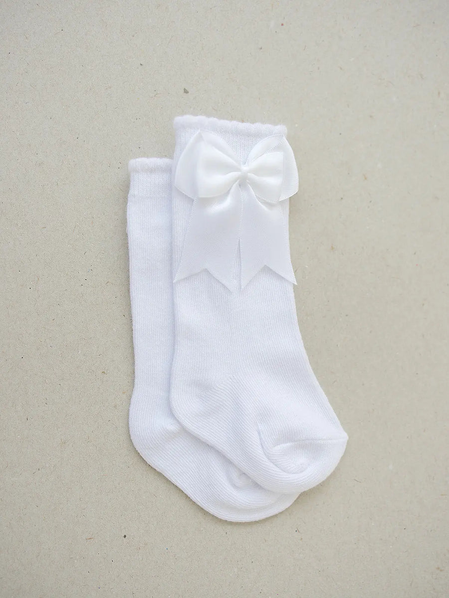 Mebie High Rise Bow Socks Mebie Baby