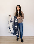 Sailboat Plush Blanket