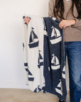 Sailboat Plush Blanket