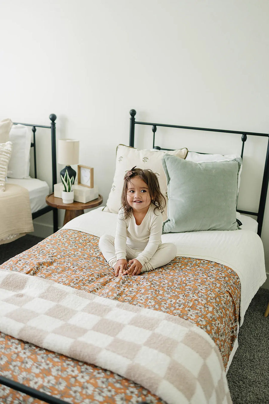 Magnolia Floral Twin Muslin Quilt Mebie Baby