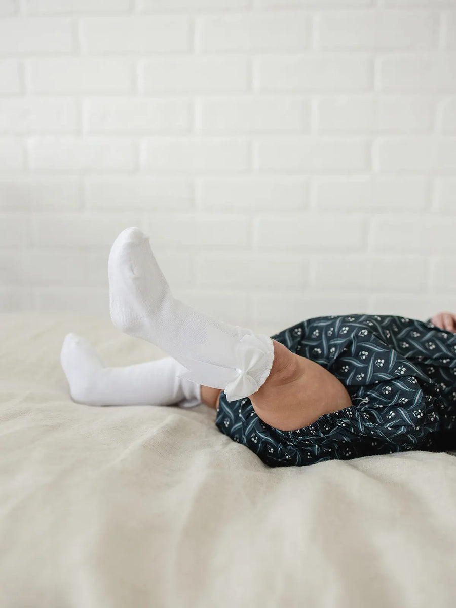 Mebie High Rise Bow Socks Mebie Baby