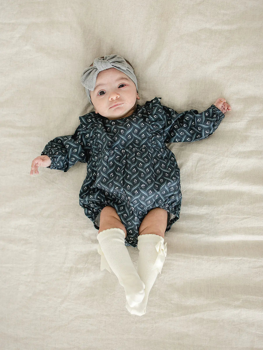 Mebie High Rise Bow Socks Mebie Baby