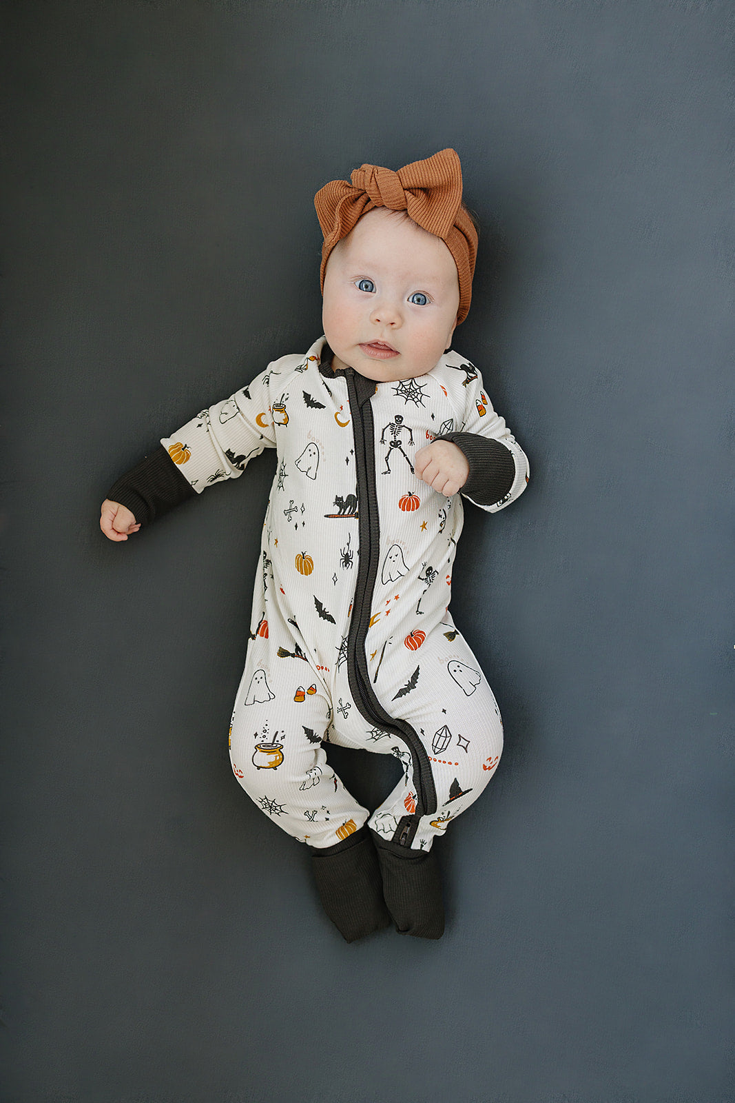 Halloween Bamboo Zipper Mebie Baby