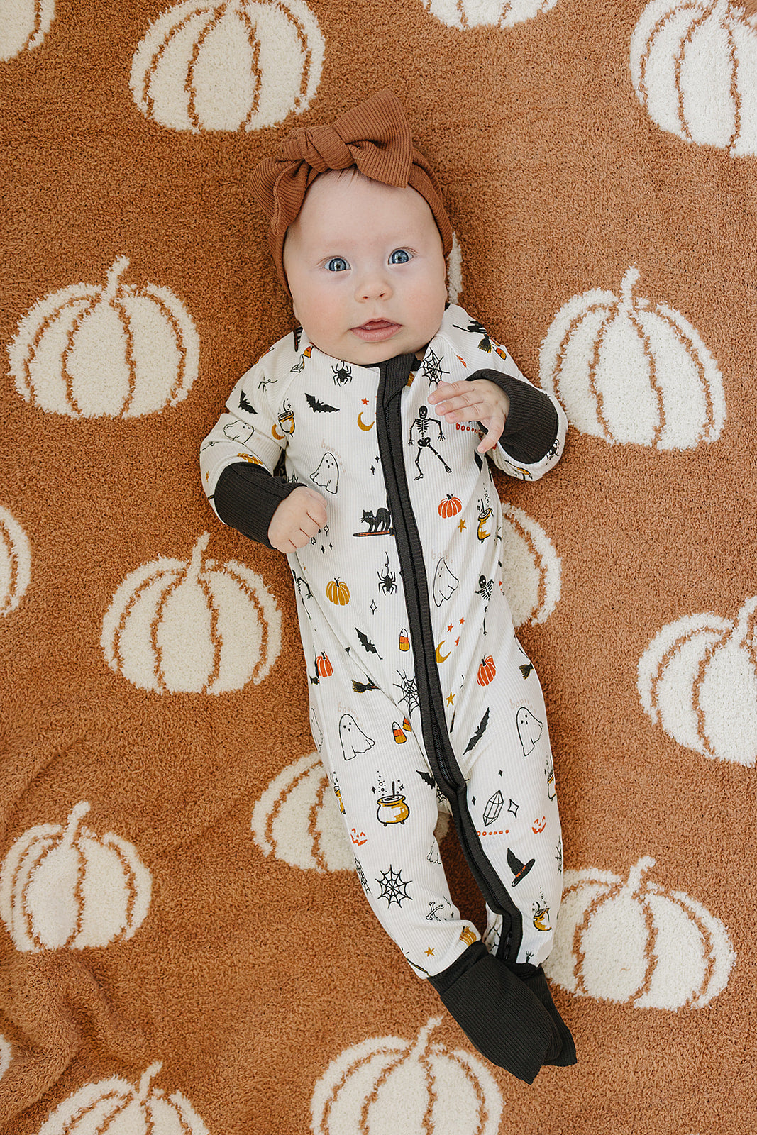 Halloween Bamboo Zipper Mebie Baby