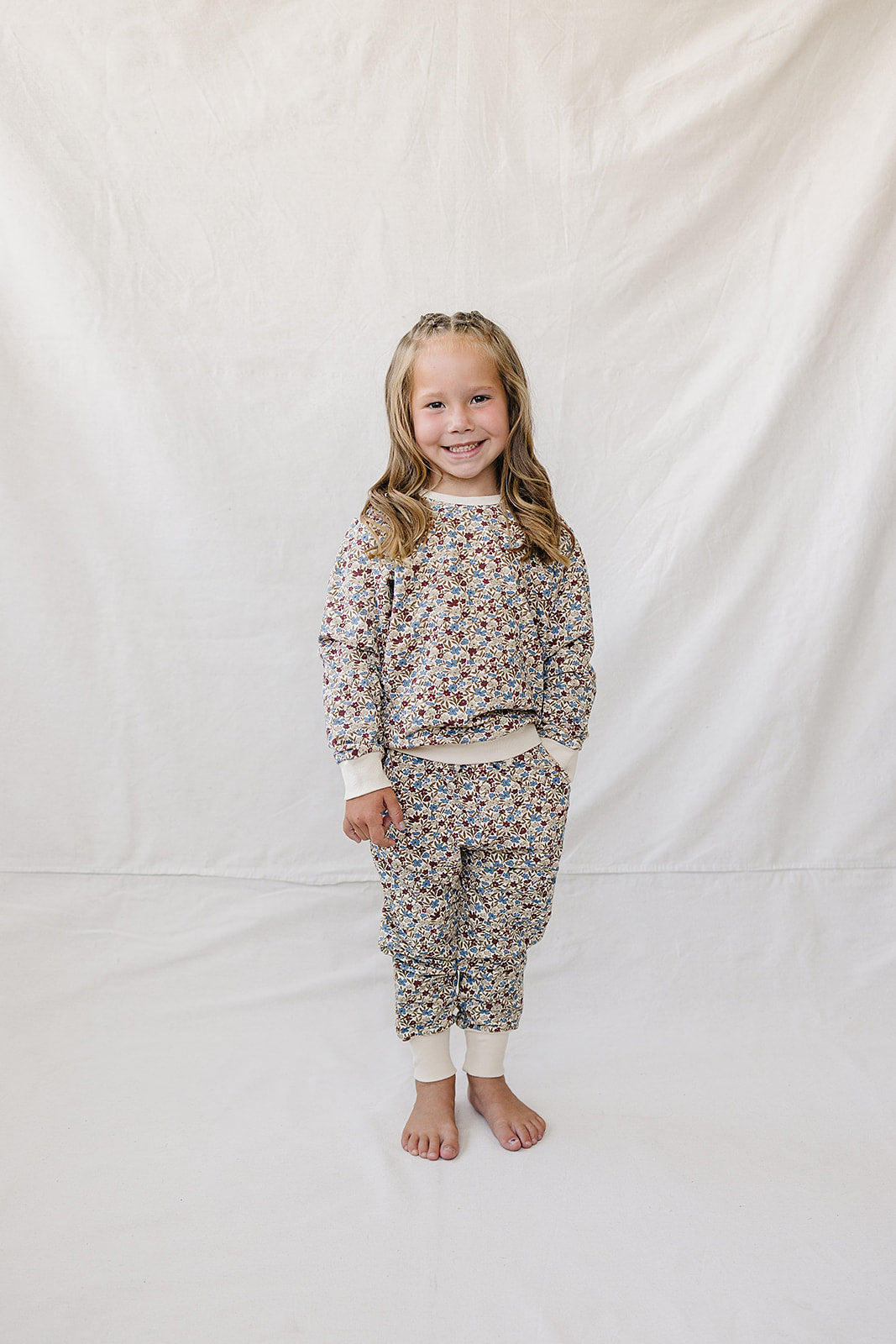 Desert Floral French Terry Set Mebie Baby