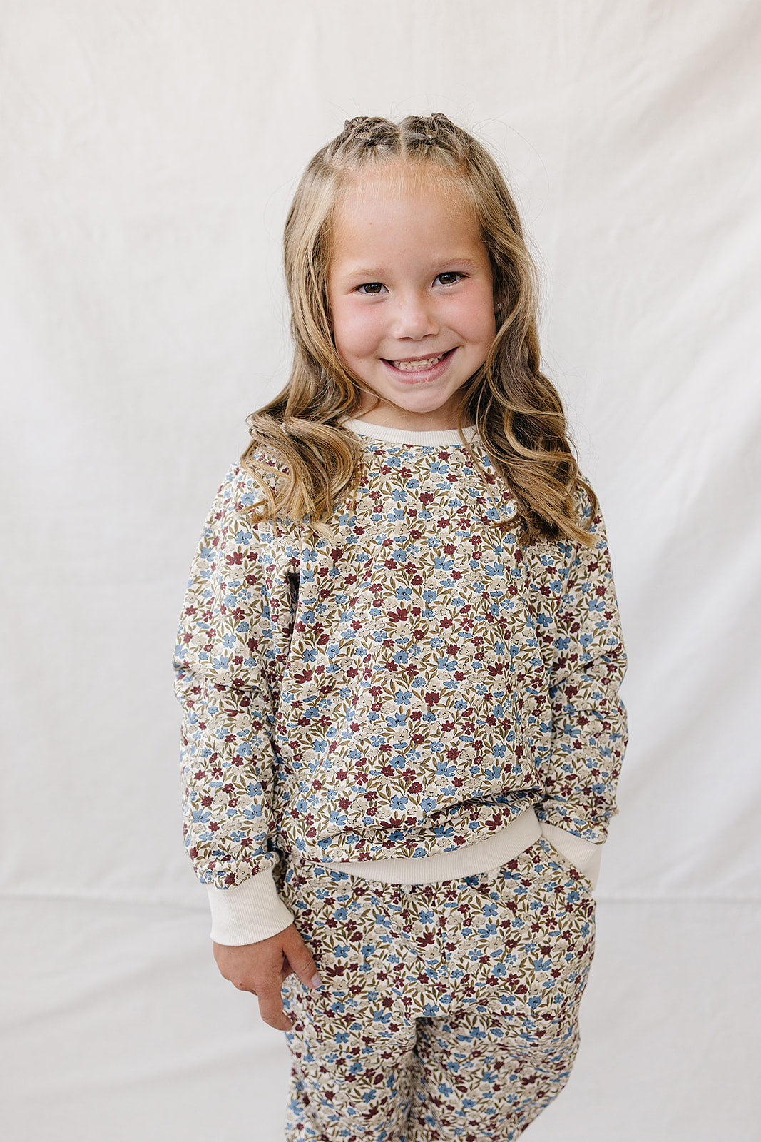 Desert Floral French Terry Set Mebie Baby