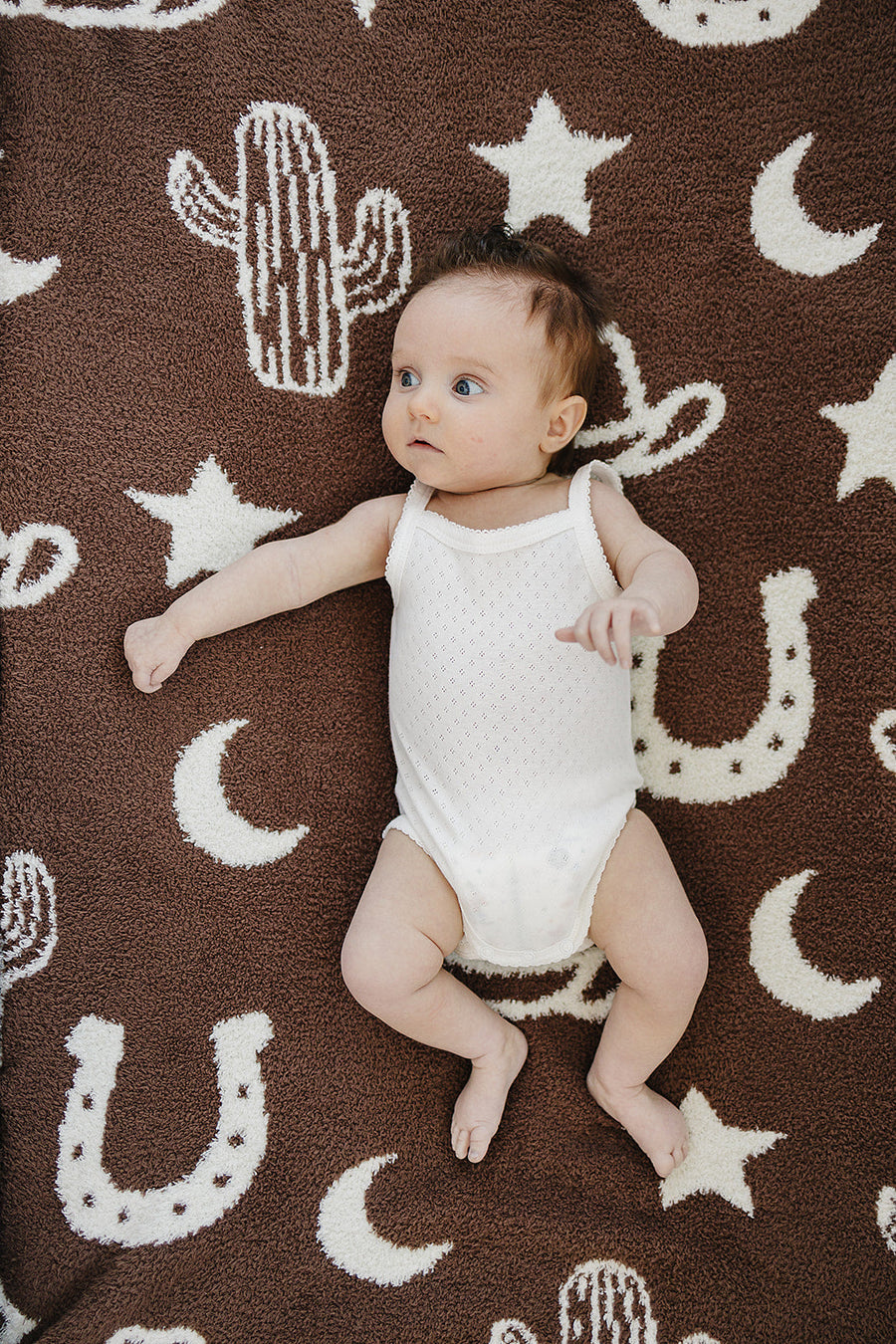 Western Plush Blanket Mebie Baby