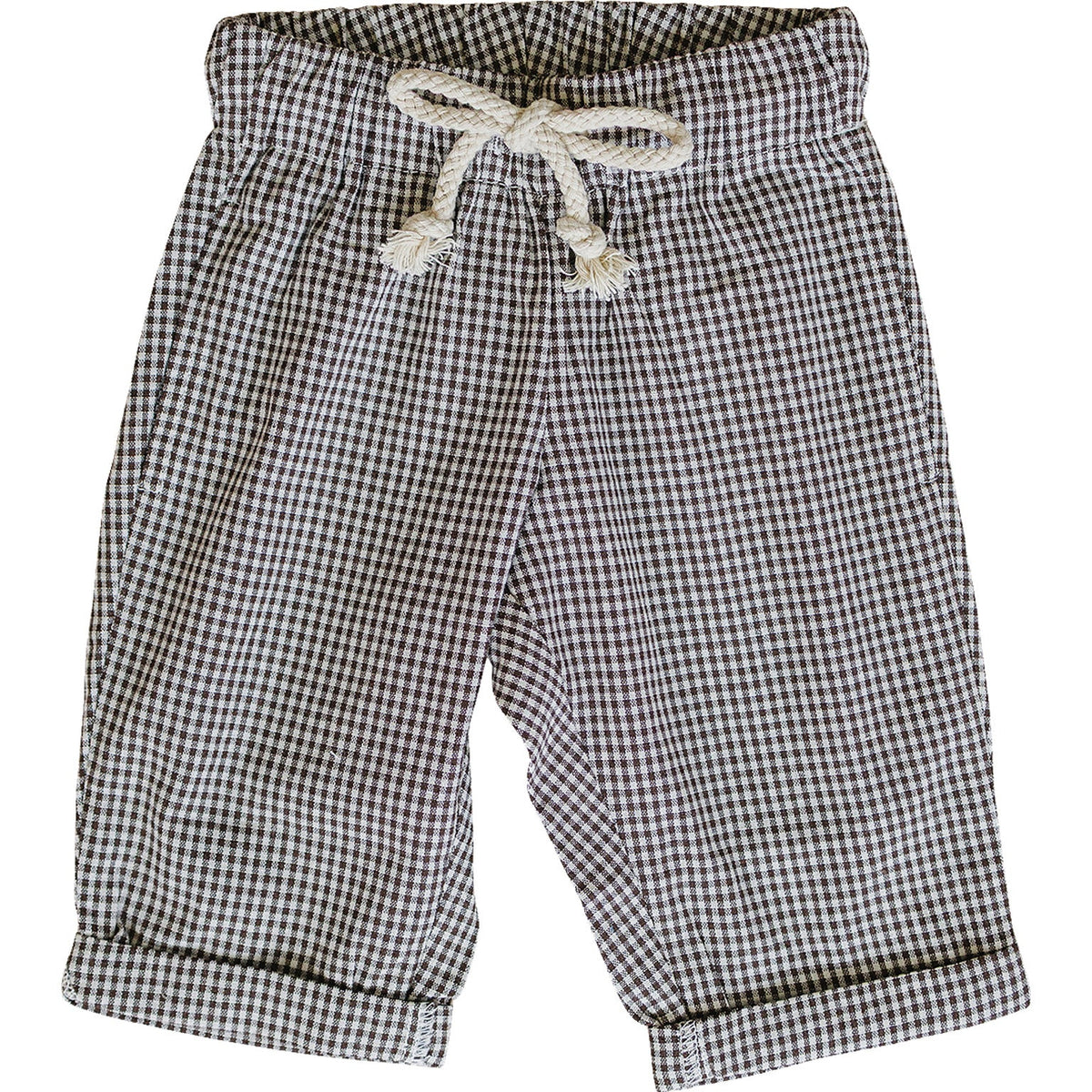 Brown Plaid Pants Mebie Baby