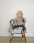 Brown Knit Button Down Cardigan Mebie Baby