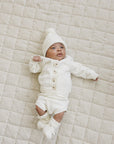 White Knit Bloomer Set Mebie Baby