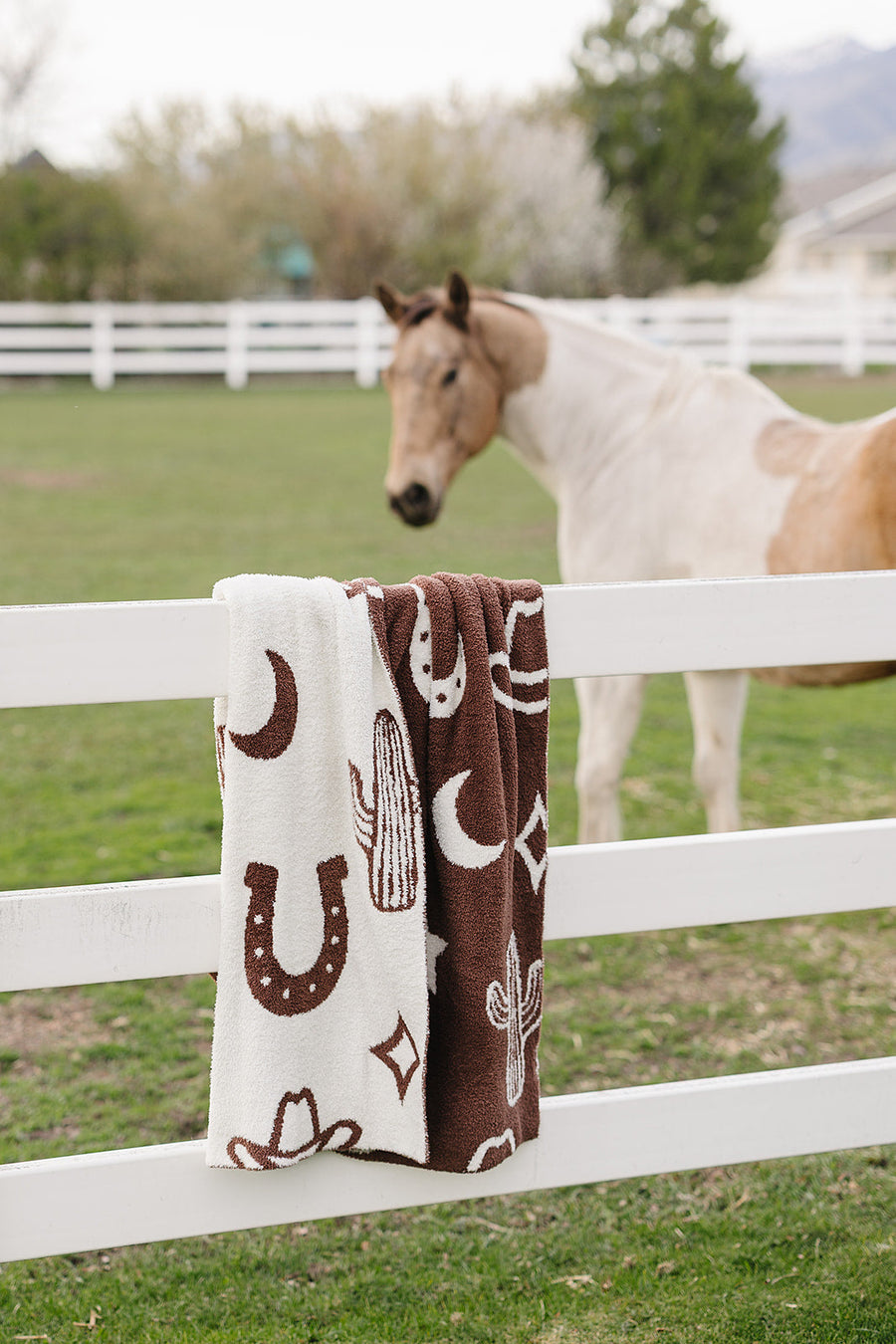 Western Plush Blanket Mebie Baby