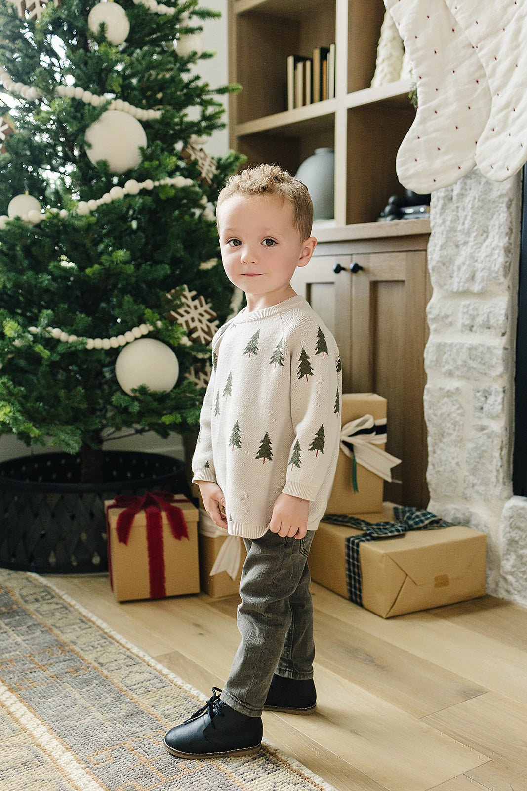 Pines Knit Sweater Mebie Baby
