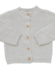 Oatmeal Knit Button Down Cardigan